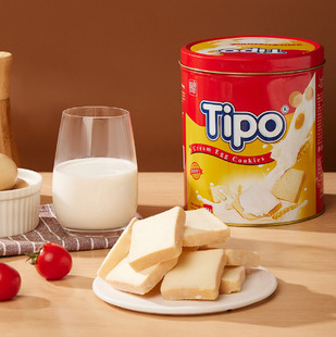 Vietnam Imports Tipo Milk Flavor Bread Dried Meal Substitute Nutritional Breakfast Crispy Biscuits Dim Sum Snacks New Year's Goods