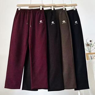 Spring 2025 New Arrival Jeweled Women's Pants Trendy Fashion Mom Pants Explosive Casual Pants Spring All-match Straight Pants