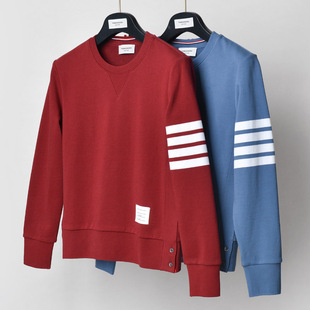 Spring and Autumn New Style New Color TB Round Neck Cotton Pullover Men's Sweatshirt Fashion Trendy Outwear 7086-2