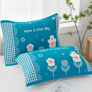 Gauze multi-layer pillow towel cotton adult student children couple home soft and comfortable Four Seasons big pillow towel factory wholesale