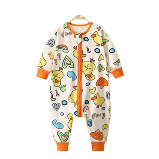 Children's Pure Cotton Sleeping Bag, Infant Home Clothes, Nightgown, Baby Jumpsuit, Kids Anti-Kick Quilt