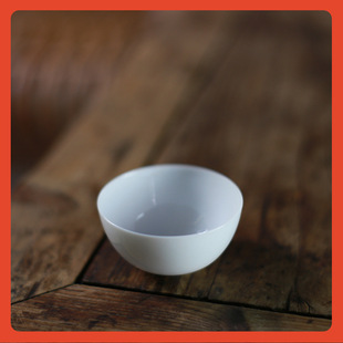 ∈Wuzhuyouju｜Nianci｜Eggshell Cup, White Gourd Cup, White Porcelain, White Jade Lingruo Deep Cup, Traditional Chaozhou Gongfu