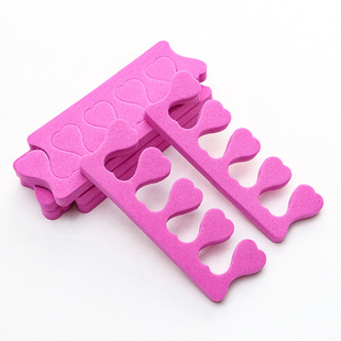 Toe Split Finger Corrector Toe Split Soft Sponge Peach Heart Toe Split Finger Nail Tool Toe Split Cotton