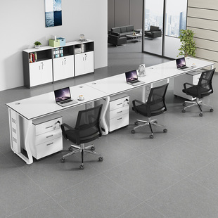 Office furniture office desk and chair combination office Card position staff desk modern staff desk card holder Shenzhen manufacturer