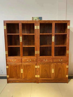 Mahogany Hedgehog Rosewood Desk Table and Chair Combination Rosewood Boss Office Desk Bookcase Solid Wood Desk