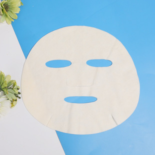 32g banana velvet mask cloth skin sticking plant fiber disposable light yellow mask cloth wholesale