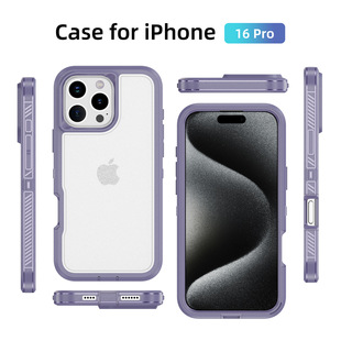 Source Manufacturer Waterproof Case Suitable for Iphone16 Promax Mobile Phone Case Anti-Fall Waterproof Protective Mobile Phone Case