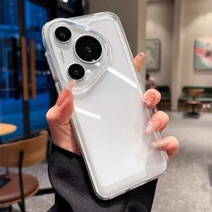 Чехол для телефона Huawei Pura70Pro P60p50p40P30 прозрачный анти-падение nova12/11/10/9/8 силикон 7