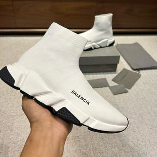 Guangzhou High Edition Paris Black Casual Comfortable Socks Shoes for Men and Women with sneaker Platform Lovers Trendy Shoes