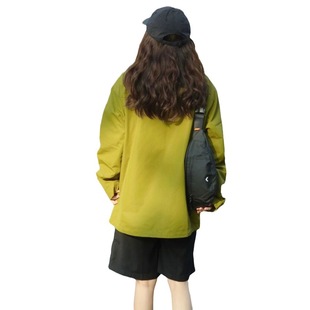 American-style retro green hooded jacket women's 2023 new functional style outdoor fashion brand jacket top