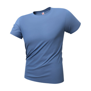 175g ice oxygen silk dynamic beaded round neck Seamless T-shirt outdoor sports sweat-absorbent breathable short sleeve T-shirt customization