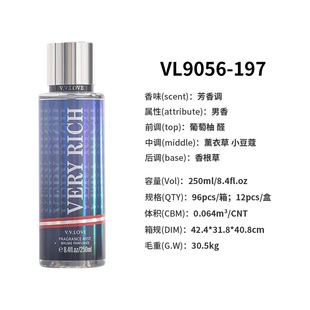 250ml men's body spray body mist cross-border foreign trade explosions men's perfume perfume wholesale