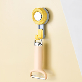 Suction Cup Rotating Six-claw Hook Wall-mounted Top-mounted Cabinet Multi-purpose Bedroom Bathroom Kitchen Storage Hook