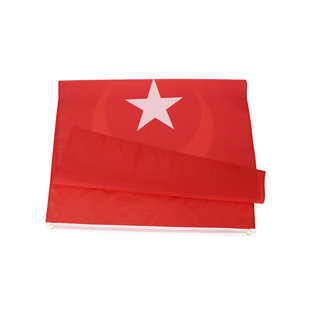 90*150cm Turkish flag manufacturer 3 * 5ft polyester flag spot Turkey flag cross-border supply
