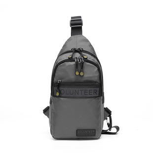 Men's Fashion Summer Outdoor Chest Bag Sports Crossbody Bag Multi-Pocket Lightweight Men's Bag Multifunctional Casual Chest Bag