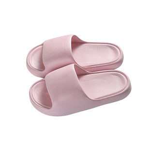 Slip-on Slippers Women's Thick Bottom Bathroom Non-slip Home Indoor EVA Summer Outer Wear Sandals and Slippers Men's Wear-resistant