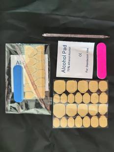 Wearing Nail Art Kit Wearing Nail Art Kit Accessories Pack Invisible Jelly Gel 4 Piece Set 5 Pieces suit Glue