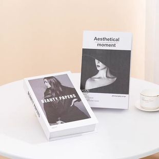 Модные легкие и роскошные поддельные книжные украшения в модельной комнате