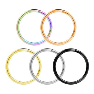 Europe and the United States hot selling 316 stainless steel closed ring nose ring seamless earrings universal ring puncture jewelry manufacturers direct supply