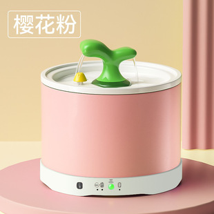 Small sapling cat electric ceramic heating water dispenser automatic water dispenser dog drinking water circulation Pet Bowl supplies
