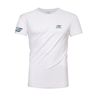 Romon Brand Crewneck Short-sleeved T-shirt Men's Design Sense Niche Summer Fashion Brand Simple Slim-fit Half-sleeved Men's Clothes