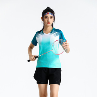 Autumn badminton clothes suit children adult men's outdoor fitness sports running quick-drying long-sleeved jersey wholesale women