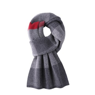 CALOWE KOLEVN Wool Men's Scarf Men's Winter High-end All-match Thickened Warm Cashmere Scarf