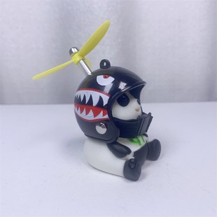 Panda украшения автомобиля украшение Маленькая панда сломала ветер утка мотоциклетный шлем аксессуары автомобиля автомобиля