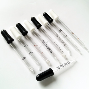 Glass Dropper, Essential Oil Dropper, Glue Head Dropper, Glass Tube Length, 1ml Scale Can Be Formulated by Demand
