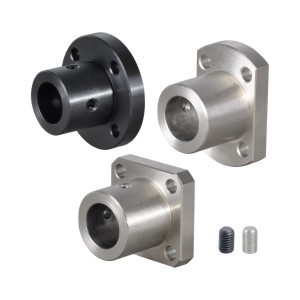 Thick Wall flange guide shaft support lengthened installation hole through hole