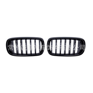 Подходит для BMW F15F16 14-17 лет ярко-черная средняя сетка X5X6 F15 F16 однолинейная ярко-черная средняя сетчатая решетка