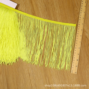 20cm polyester encryption drape good supple Latin dance clothing accessories tassel lace
