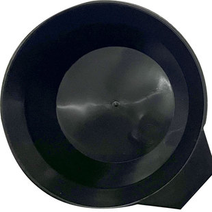 Hair Dyeing Black Bowl Barber Shop Oil Baking Bowl Hair Salon Perm Dyeing Tools Plastic Bowl Hair Coloring Bowl Color Coloring Paste Bowl