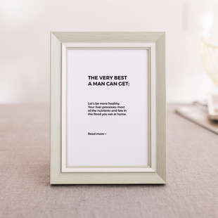 Modern simple fresh photo frame decoration 5678-inch 10-inch A4 wall-mounted photo frame photo frame wholesale diy