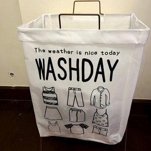 Dirty Clothes Basket Foldable Dirty Clothes Storage Basket Household Dormitory Clothes Dirty Clothes Basket Bathroom Dirty Clothes Basket Storage Basket