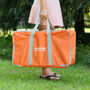Outdoor Barbecue Supplies Orange Cosmetics Bag Barbecue Grill Cosmetics Bag Satchel Barbecue Tool Accessories