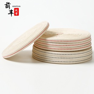 Spot Red and Black Jump Point Herringbone Pattern Cotton Webbing 1cm Single and Double Jumper Twill Webbing Mixed Jump Herringbone Belt Wholesale