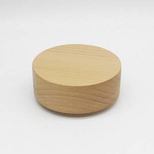 Wooden crafts music box solid wood rotating base DIY accessories logo solid wood birthday song music box