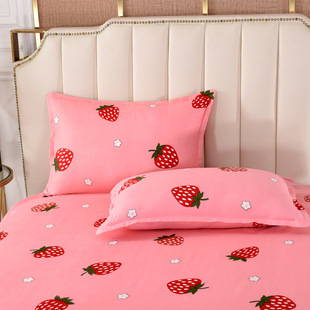 A generation of hair pillowcase a pair of sanding simple student adult pillowcase single double pillowcase 48x74cm