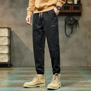 Trendy Brand Casual Pants Men's Spring and Autumn 2023 New Sports Leg-toe Loose All-match Work Pants Men's Autumn and Winter