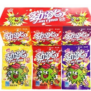 Baida Jin Jumping Sugar 3g × 30 Pack Wholesale Fun Jumping Sugar Exploding Sugar 80 Childhood Nostalgic Candy