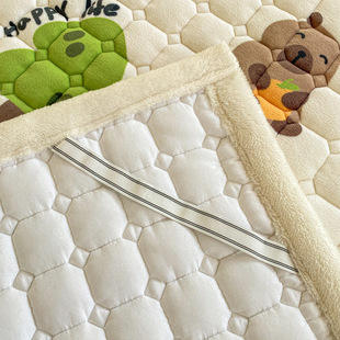 Class A maternal and infant grade milk velvet mattress autumn and winter foldable washing anti-static student dormitory bed single double soft