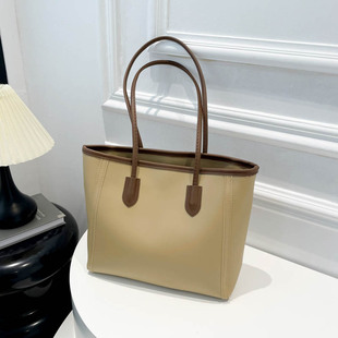 Retro Large Capacity Bag Women's Bag 2024 Autumn and Winter New Fashionable Korean Style All-match Tote Bag Fashionable Shoulder Bag