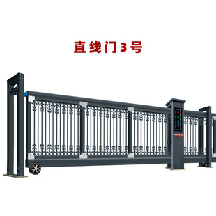Aluminum Alloy Section Sliding Door Translation Segmented Linear Automatic Foldableing School Channel Suspended Industrial Electric Telescopic Door