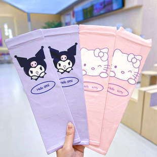 Children's ice sleeve girls' outdoor sun protection oversleeve Ice Silk summer cute cartoon sun protection breathable baby children's hand sleeve