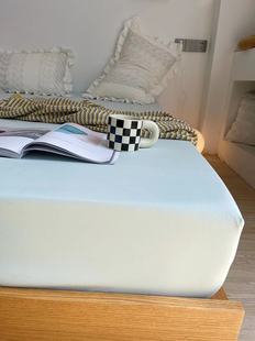 Purchasing Pure Color Double-sided Deer Cotton Fitted Bed Sheets Fully Surrounded Dust-proof and Non-slip Simmons Tatami Plain Protective Cover
