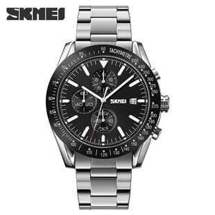 Skmei/time Beauty Fashion men's watch outdoor sports student chronograph stopwatch trendy steel band Business Men's Watch