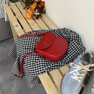 in stock Five-color Candy Bag New Year Red Korean Style Instagram Style Single-shoulder All-match Crossbody Women's Bag Good Luck Mobile Phone Bag