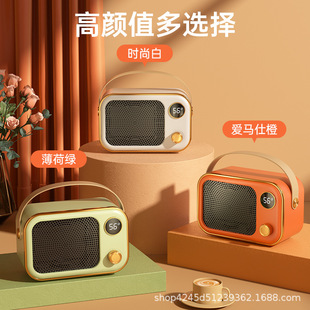 Foreign trade cross-border 2024 new creative desktop vertical heater constant temperature heater small hot air blower electric heater