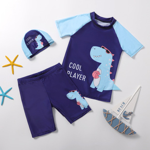 2024 New Children's Swimwear Boys' Swimwear Trunks Boys' Split Suit Baby's Swimwear Small Children's Swimwear